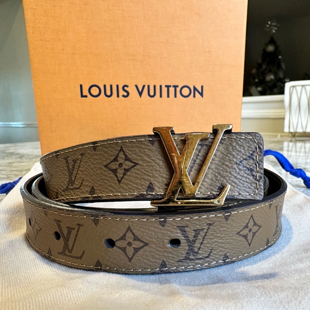 COPY - Louis Vuitton LV Initiales 25mm Belt - Picture 2 of 7